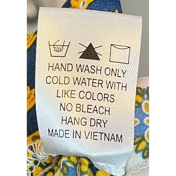 Boho Wide Leg Silky Satin Palazzo Jumpsuit M Multicolor Hippie Gypsy - Picture 15 of 16